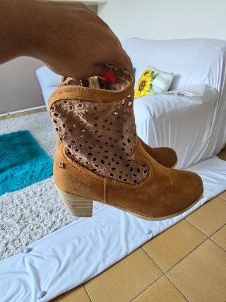 Botines Verano Marrones Talla 38