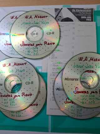 11 CDs propios Mozart Obra Piano y Orquestal