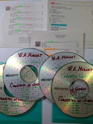 11 CDs propios Mozart Obra Piano y Orquestal