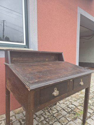 Papeleira / Escrivaninha antiga madeira
