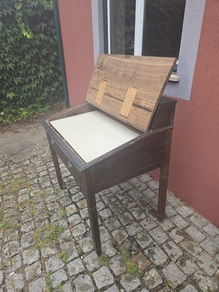 Papeleira / Escrivaninha antiga madeira