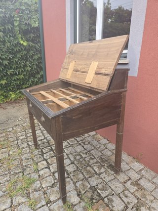 Papeleira / Escrivaninha antiga madeira