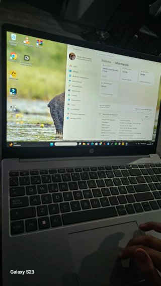 Portátil HP Plata