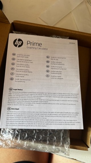 Calculadora HP Prime Programable Casi Nueva