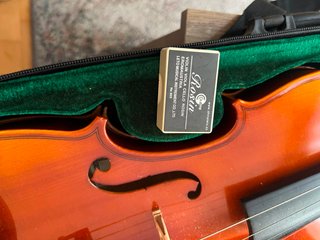 Violín Strauss con estuche rígido y arco
