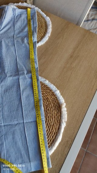 Pantalón Sfera rayas azul y blanco Talla S