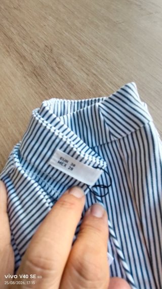 Pantalón Sfera rayas azul y blanco Talla S