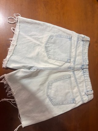 Vaqueros cortos desgastados mujer Talla M
