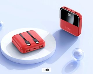 Batería Portátil 10.000 mAh 20W Carga Rápida