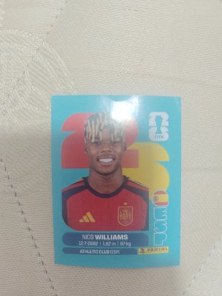 Carta Nico Williams Mundial 2026 FIFA