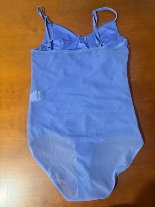 Body de chica azul, queda bien en talla S/M