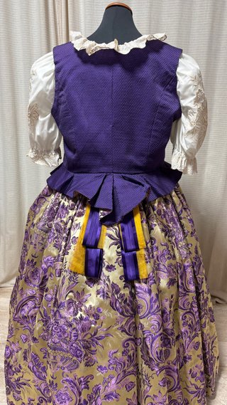 Traje Fallera + Blusa Huertana talla 54 Bordado ma