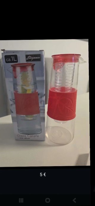 Jarra de pasta dura con infusor 1L