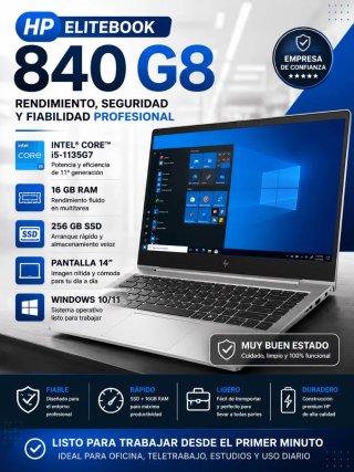 HP Elitebook 840 G8 Intel Core i5 16GB RAM