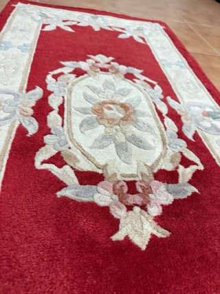 Alfombra Gruesa Clásica 100% Lana 120x60