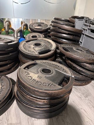 Discos de pesas Technogym 1.25kg a 20kg