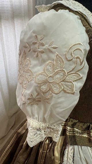 Traje de Huertana Niña Talla Única Bordado a mano