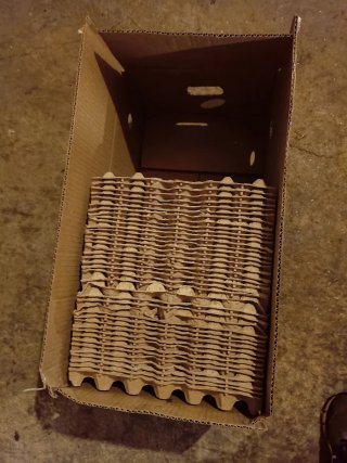 Caja de Huevos para Aislamiento, acustico