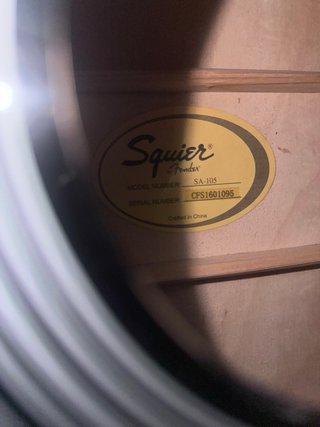Guitarra Acústica Fender Negra