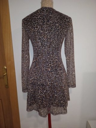 Vestido estampado animal print