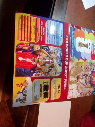 Póster Panini Mundial FIFA 2026 España Completo