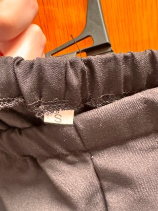 Pantalón ancho negro