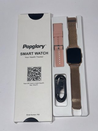 Popglory P66 Smartwatch Mujer Rose Gold