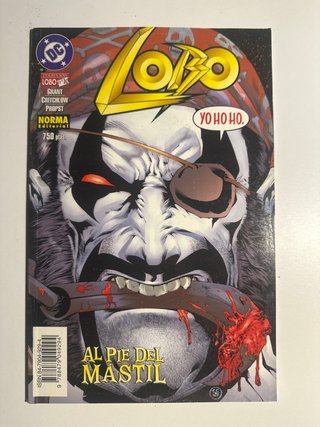 Lobo #10 al pie del mástil