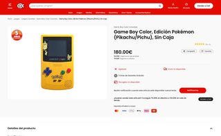 🇪🇸 Game Boy Color Edición  Pokémon ORIGINAL