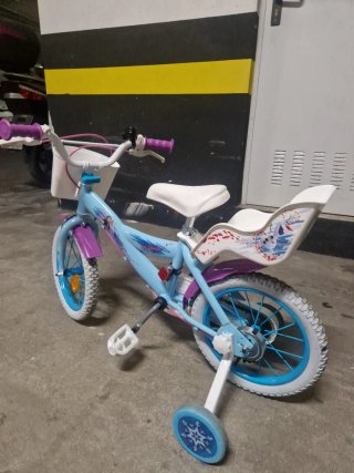 Bicicleta Frozen 14 Niña como Nueva