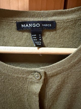Chaqueta Mango Verde Oliva Talla XS