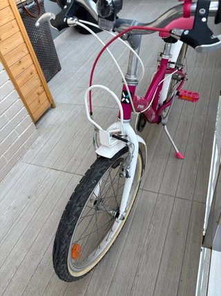 Bicicleta infantil Btwin rosa