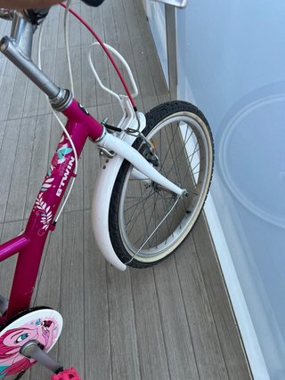 Bicicleta infantil Btwin rosa