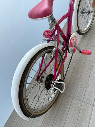 Bicicleta infantil Btwin rosa