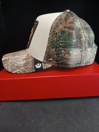 Gorra Goorin Bros Calavera Camuflaje. Talla única.