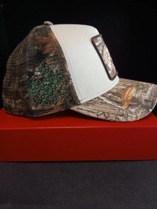 Gorra Goorin Bros Calavera Camuflaje. Talla única.