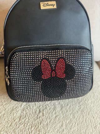 Mochila Disney Minnie Negra con Brillos