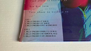 Vinilo David Bowie - Hallo Spaceboy EP Neon