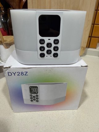 Altavoz Bluetooth Despertador Luz LED