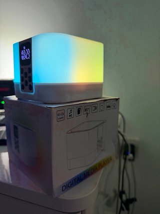 Altavoz Bluetooth Despertador Luz LED