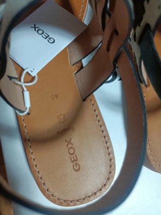Geox piel 40 Pelo Animal Print