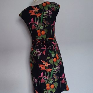 Vestido Smashed Lemon Estampado Frutas Talla M
