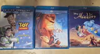 Lote 3 Películas Disney Blu-ray/DVD