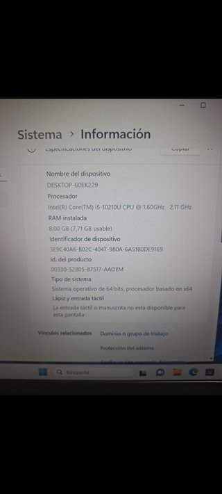 Portatile Lenovo Thinkpad i5 10ª Generazione