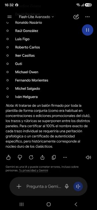 Balón Original Firmado por Los Galácticos