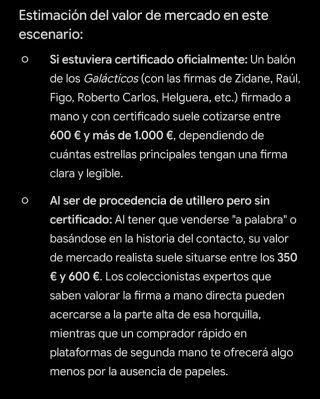 Balón Firmado Galácticos Original