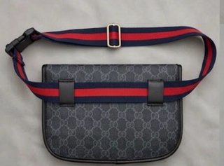 Riñonera Gucci Negra y Gris
