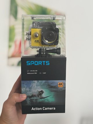 Cámara Deportiva 4K Ultra HD Waterproof 30M