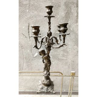 Pareja Candelabros Antiguos 5 Luces