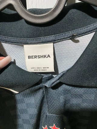 Camiseta Oversize Bershka Cuadros XXL